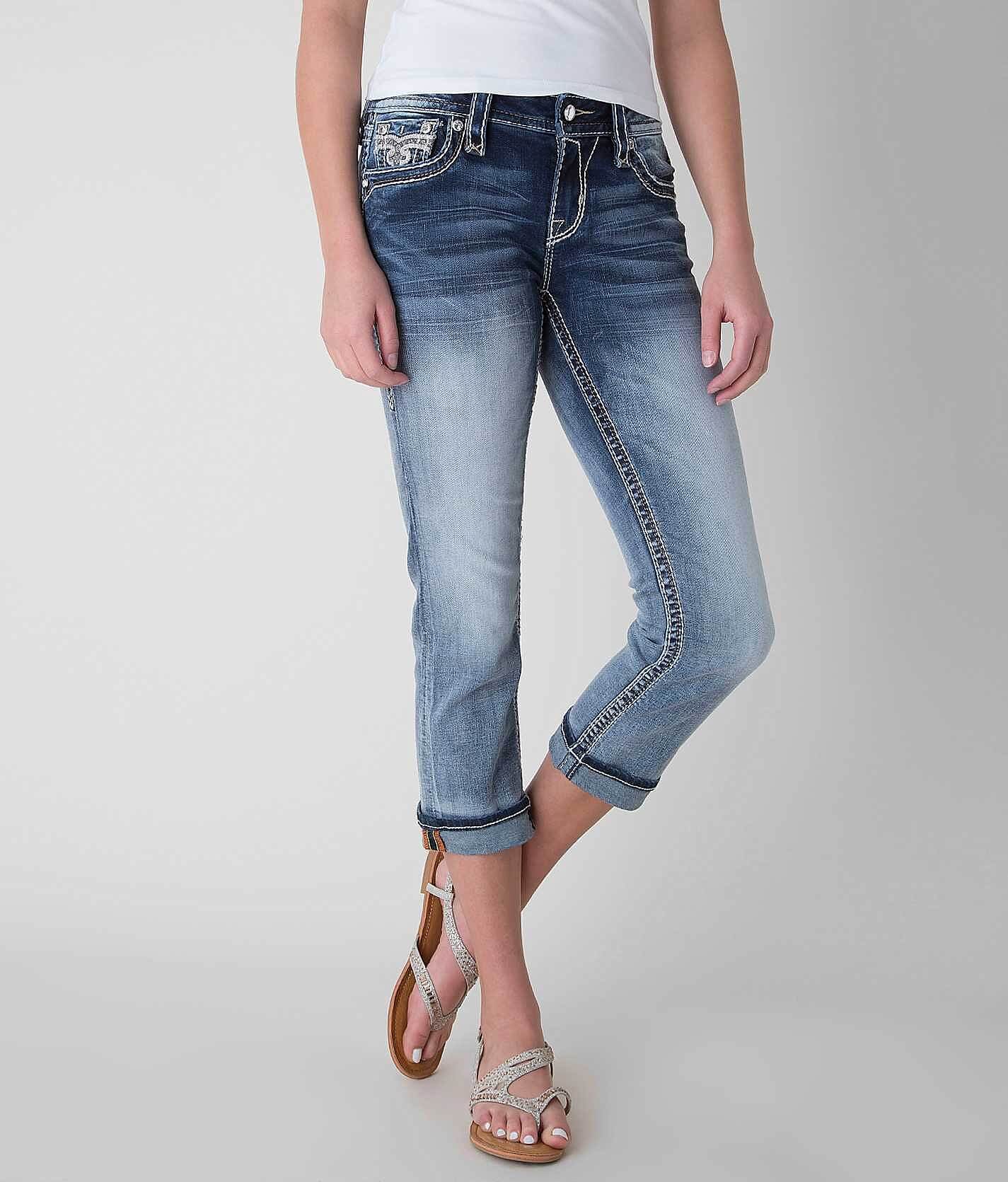 rock revival capri jeans