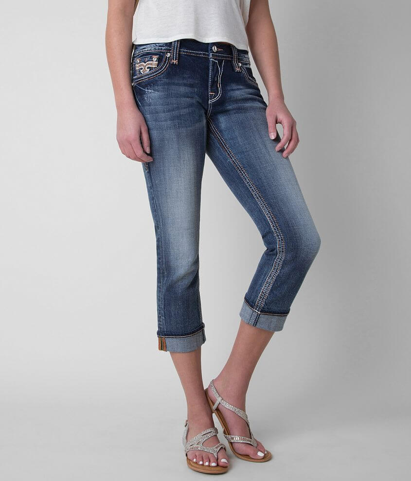Rock Revival Legeia Easy Stretch Cropped Jean front view