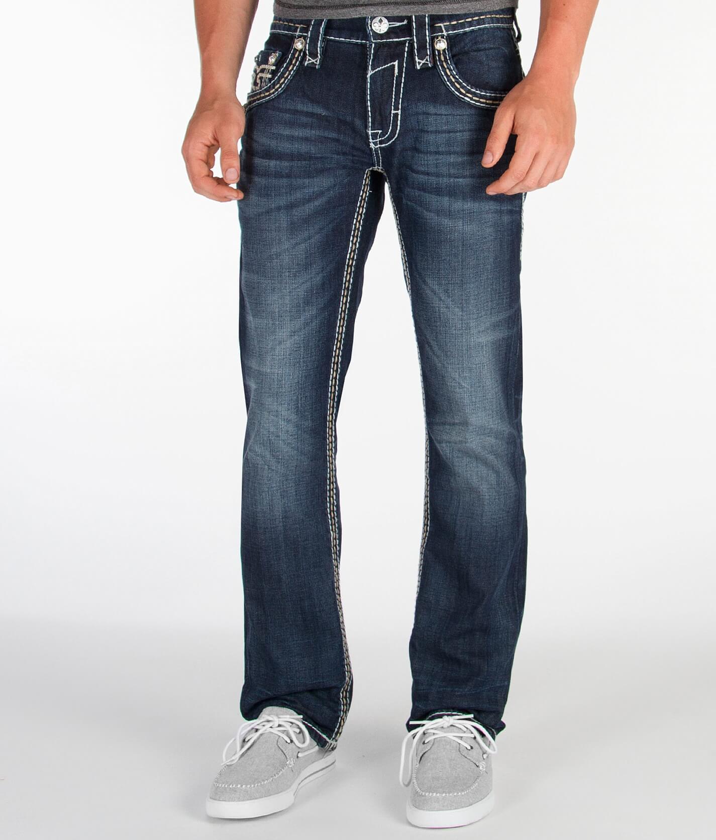 rock revival slim straight jeans