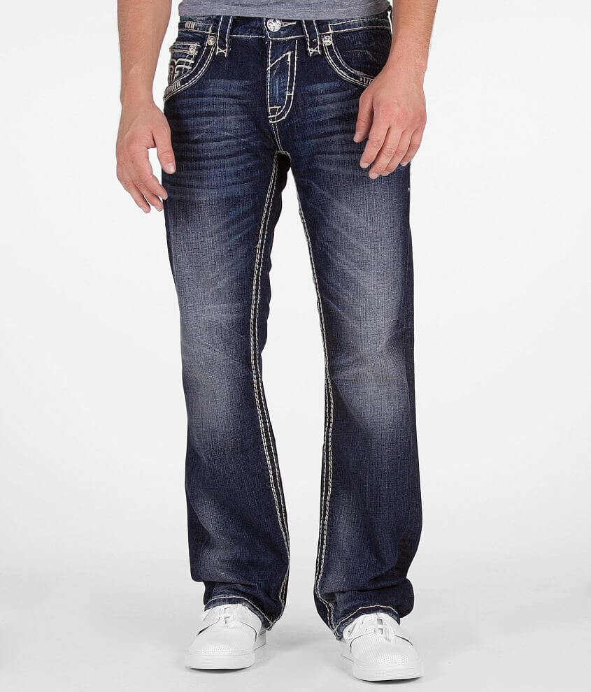 Rock Revival Sean Relaxed Straight Jean front view