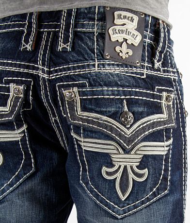 Rock Revival Chopper Boot Jean BACK_POCKET