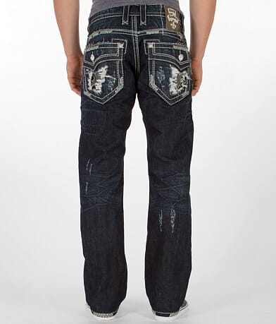 Rock Revival James Relaxed Straight Jean BACK