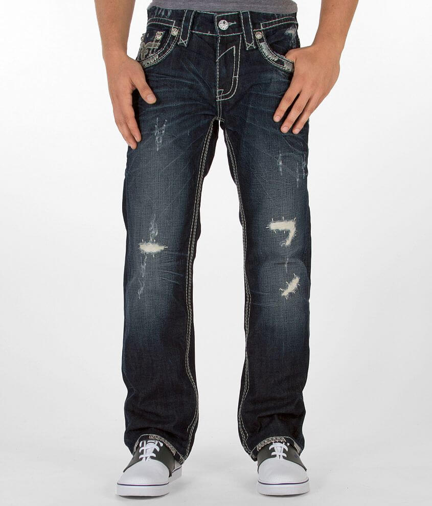 Rock Revival James Relaxed Straight Jean front view