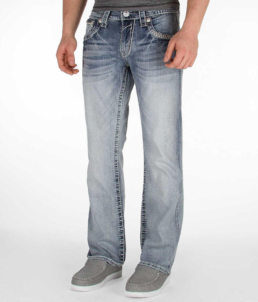 Rock Revival Sawyer Relaxed Straight Jean front view