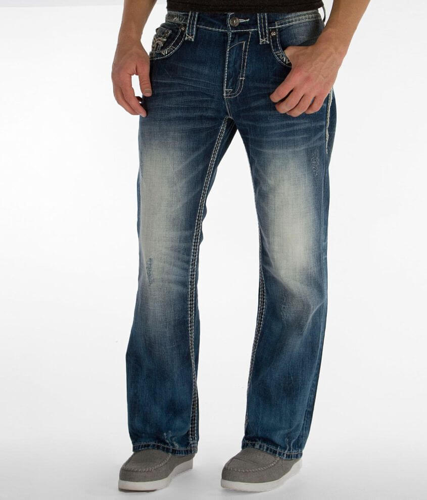 Rock Revival Aubin Relaxed Straight Jean front view