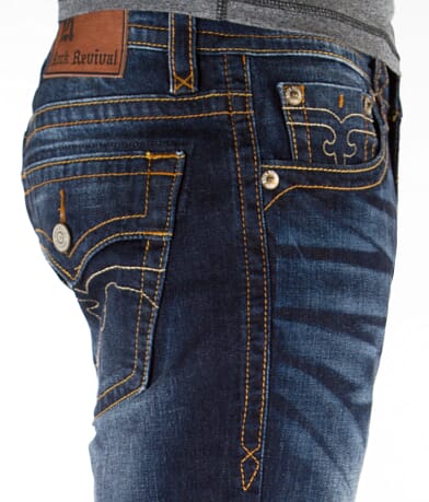 Rock Revival Ryker Straight Jean right detail view