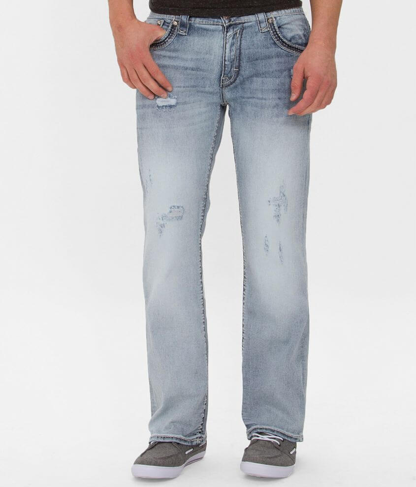 Rock Revival Xan Relaxed Straight Stretch Jean front view