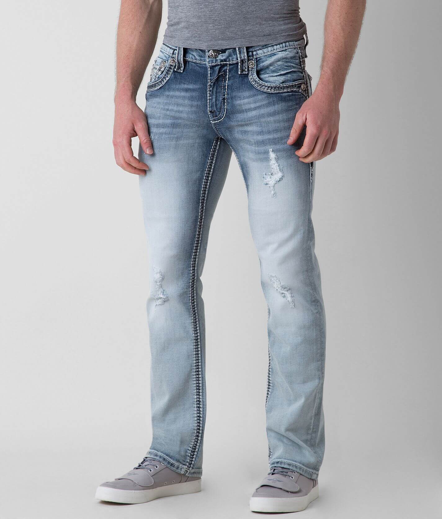 Rock Revival Phineas Slim Straight Stretch Jean - Men's Jeans in