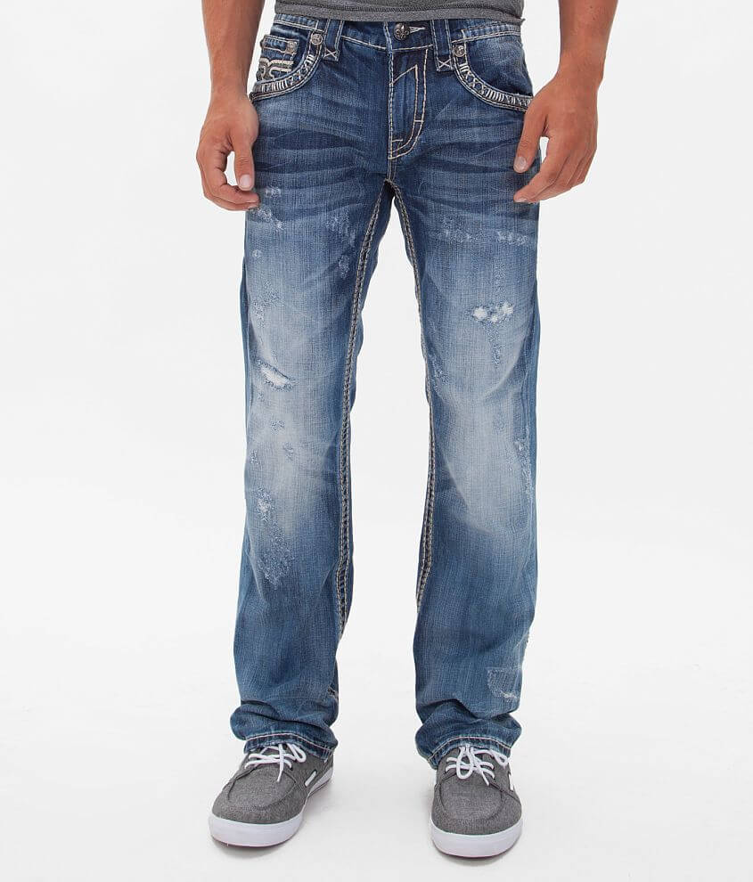 Rock Revival Helicon Straight Jean front view