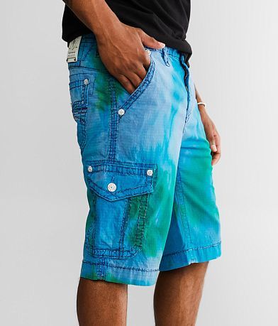 Rock Revival Classic Tie-Dye Cargo Stretch Short full right side view
