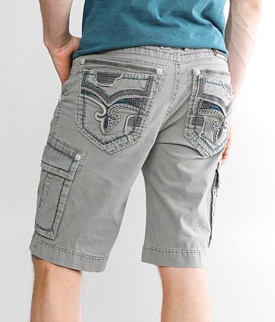 Rock Revival Classic Ripstop Cargo Stretch Short back view