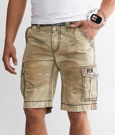 Rock Revival Classic Camo Cargo Short front view