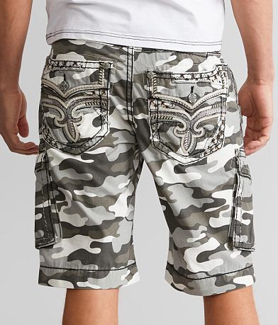 Rock Revival Classic Camo Cargo Short BACK