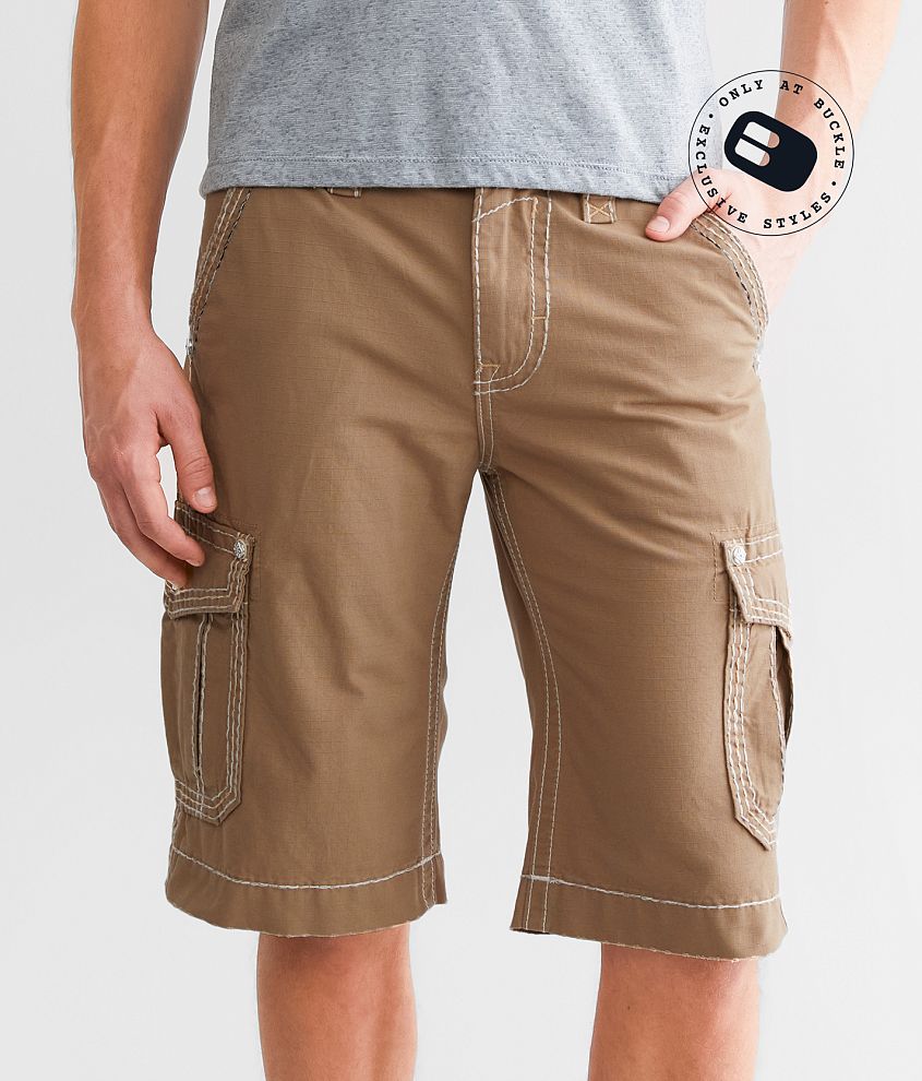 Rock Revival Classic Ripstop Cargo Short front view