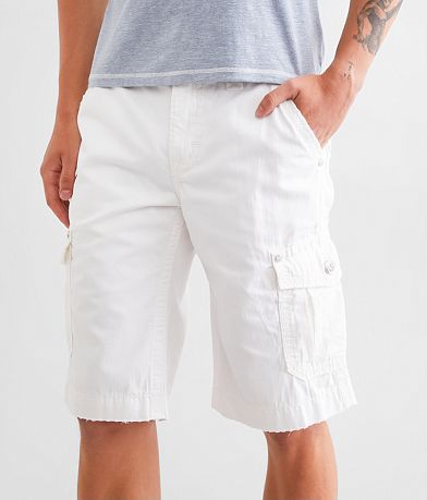 Rock Revival White Shorts sold 34/24 Slim Cargo Bermuda Skate Embroidered Button