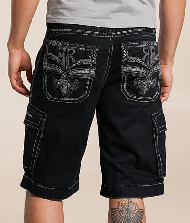 Rock Revival Classic Cargo Short back view