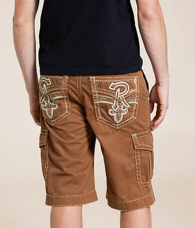 Rock Revival Classic Cargo Short back view
