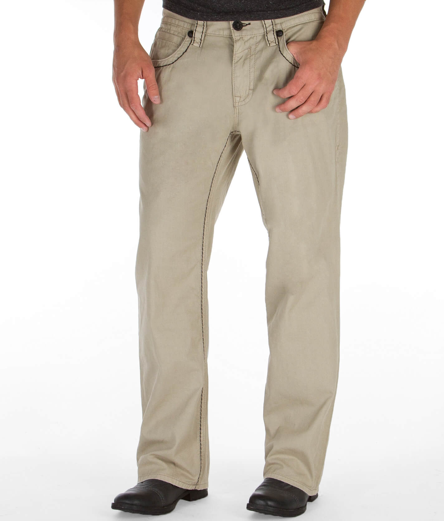 khaki rock revival pants