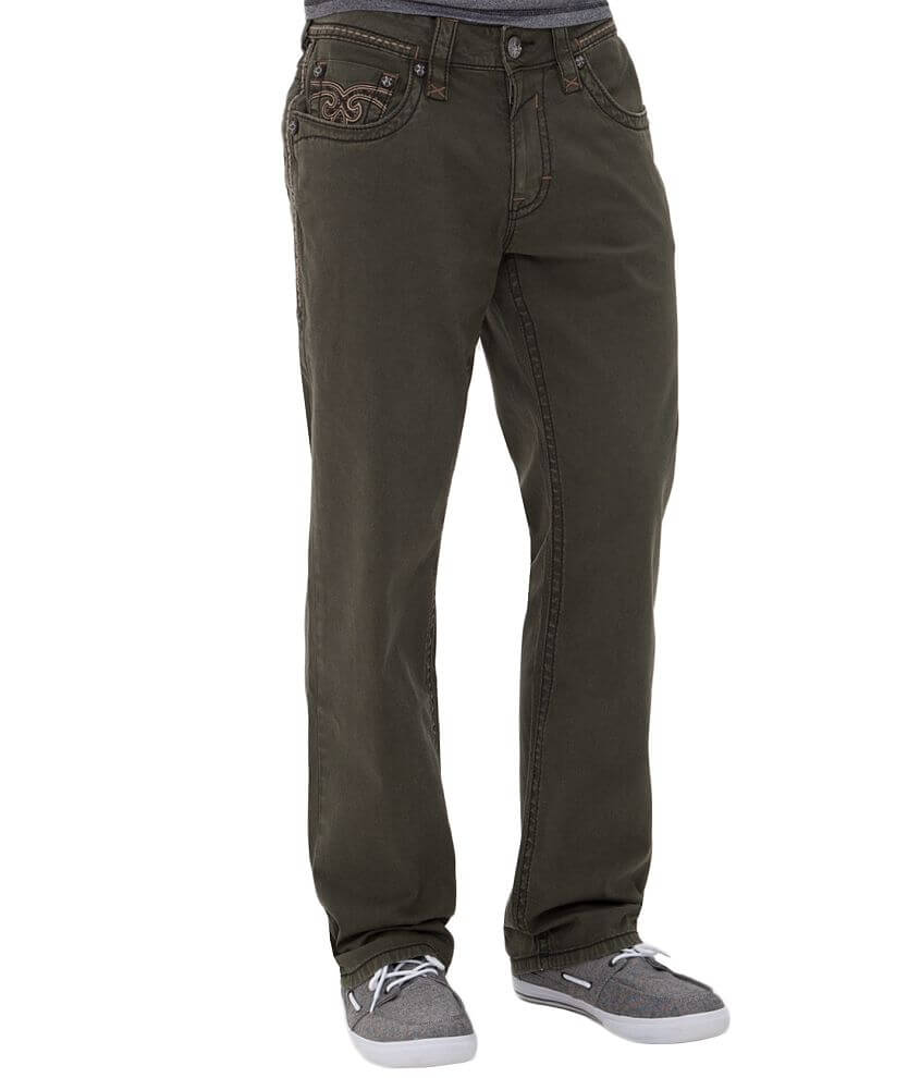 Rock Revival Relaxed Straight Stretch Twill Pant front view