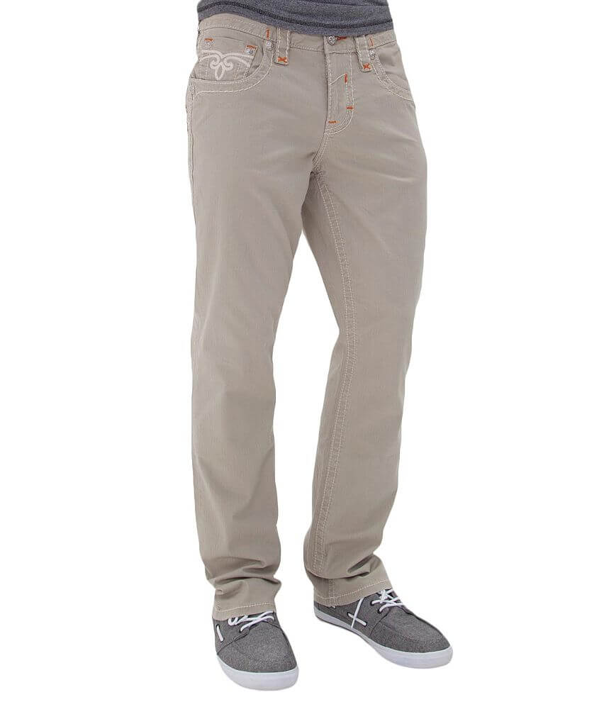 Rock Revival Straight Stretch Twill Pant - Men's Pants in Khaki | Buckle