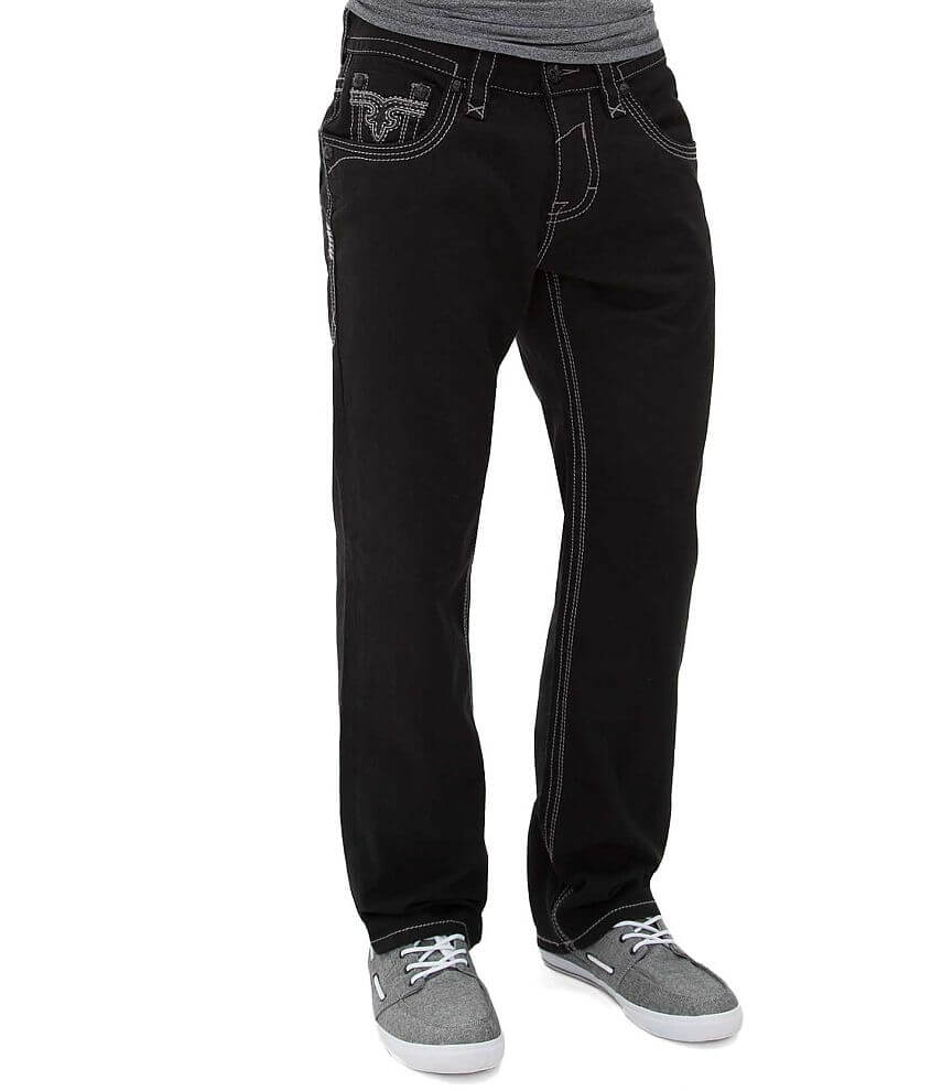 Rock Revival Twill Relaxed Straight Pant front view