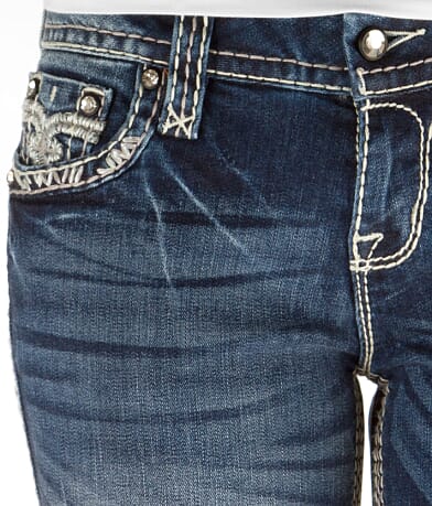 Rock Revival Jillian Easy Boot Stretch Jean front pocket view