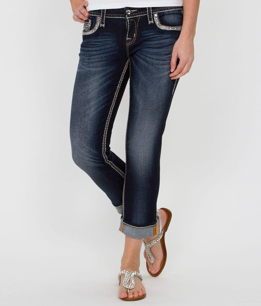 Rock Revival Ciel Easy Cropped Jean front view