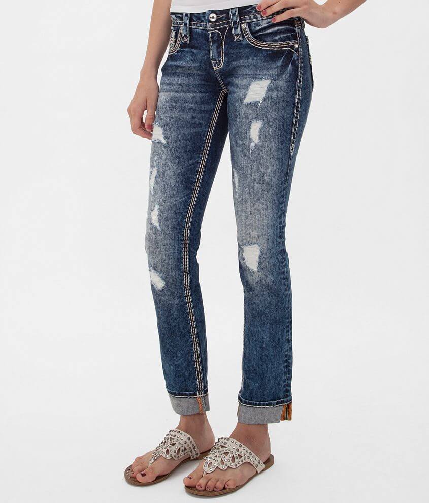 Rock Revival Flash Straight Stretch Jean front view