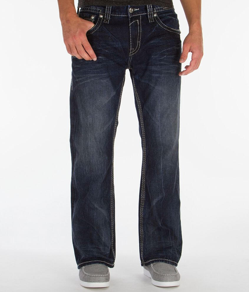 Rock Revival Remedy Relaxed Straight Jean front view