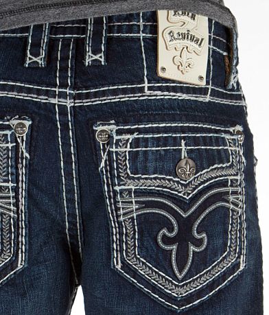 Rock Revival Bruno Boot Jean back pocket view