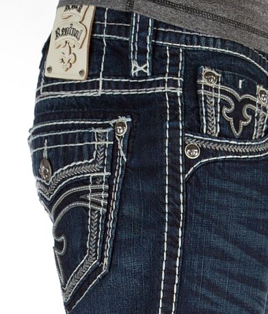 Rock Revival Bruno Boot Jean right detail view