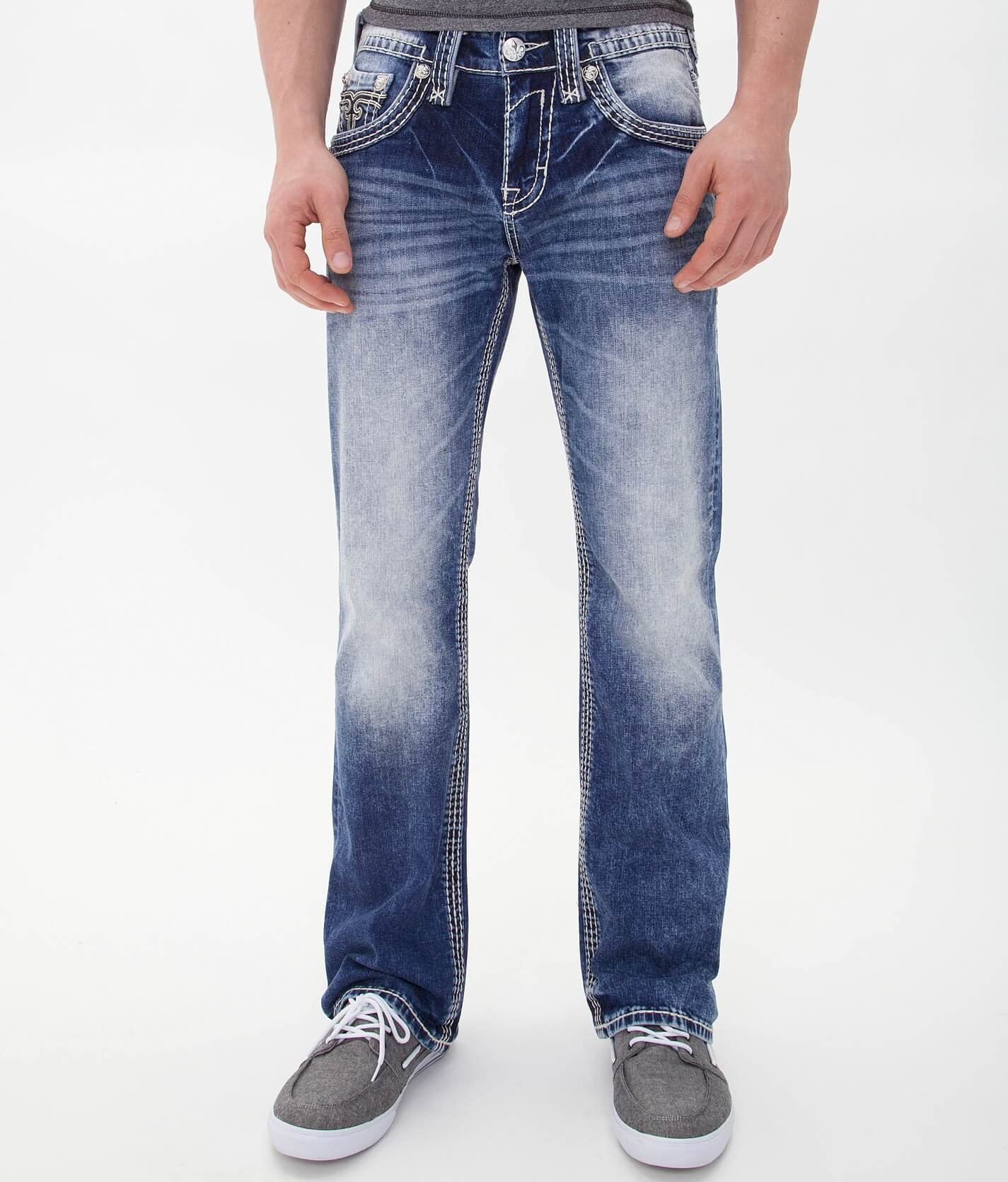 rock revival jeans men outfit