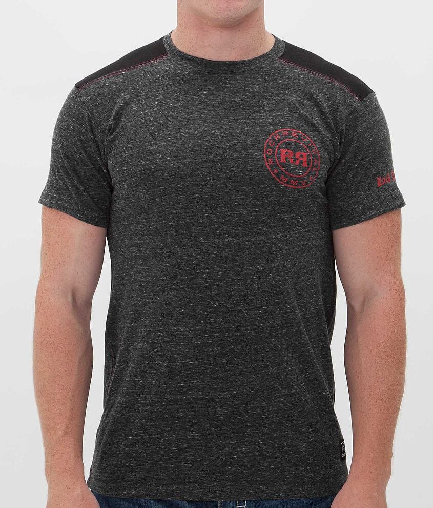 Rock Revival Distress Dotting TShirt Men's TShirts in Black Buckle