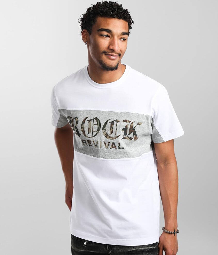 Blitz beskæftigelse Arthur Conan Doyle Rock Revival Ford T-Shirt - Men's T-Shirts in White Camo | Buckle