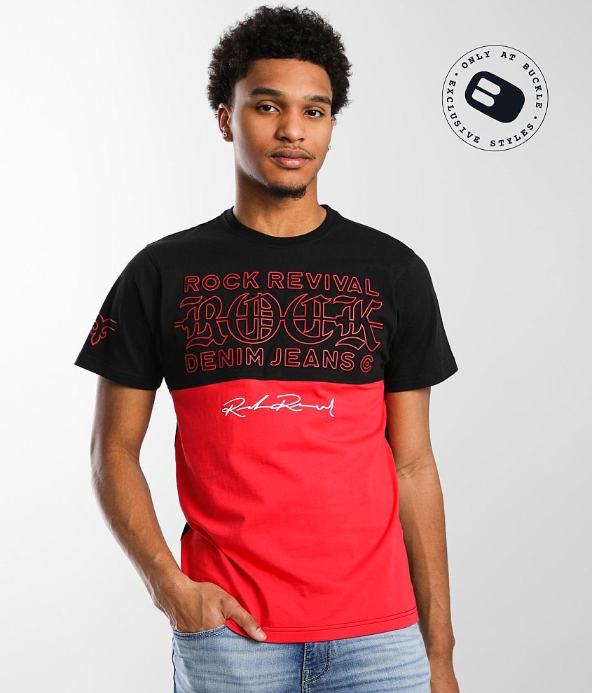 Rock Revival Denton T-Shirt - Men's T-Shirts in Black | Buckle