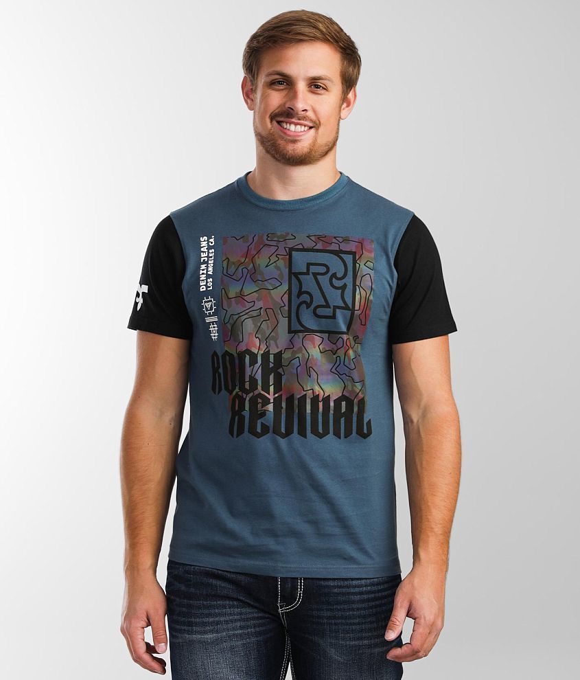 Rock Revival Hamill Reflective T-Shirt front view