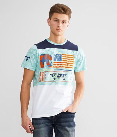 Rock Revival Brady T-Shirt - Men's T-Shirts in Light Blue