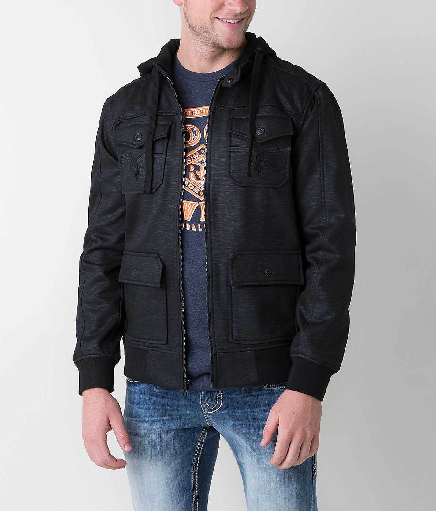 mens rock revival jean jacket