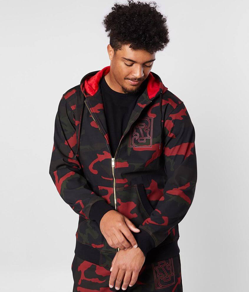 Rock Revival Brampton Camo Track Jacket - Men's Coats/Jackets in Black ...