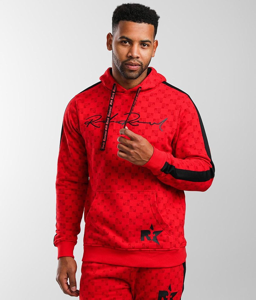 Red discount hooded sweatshirts