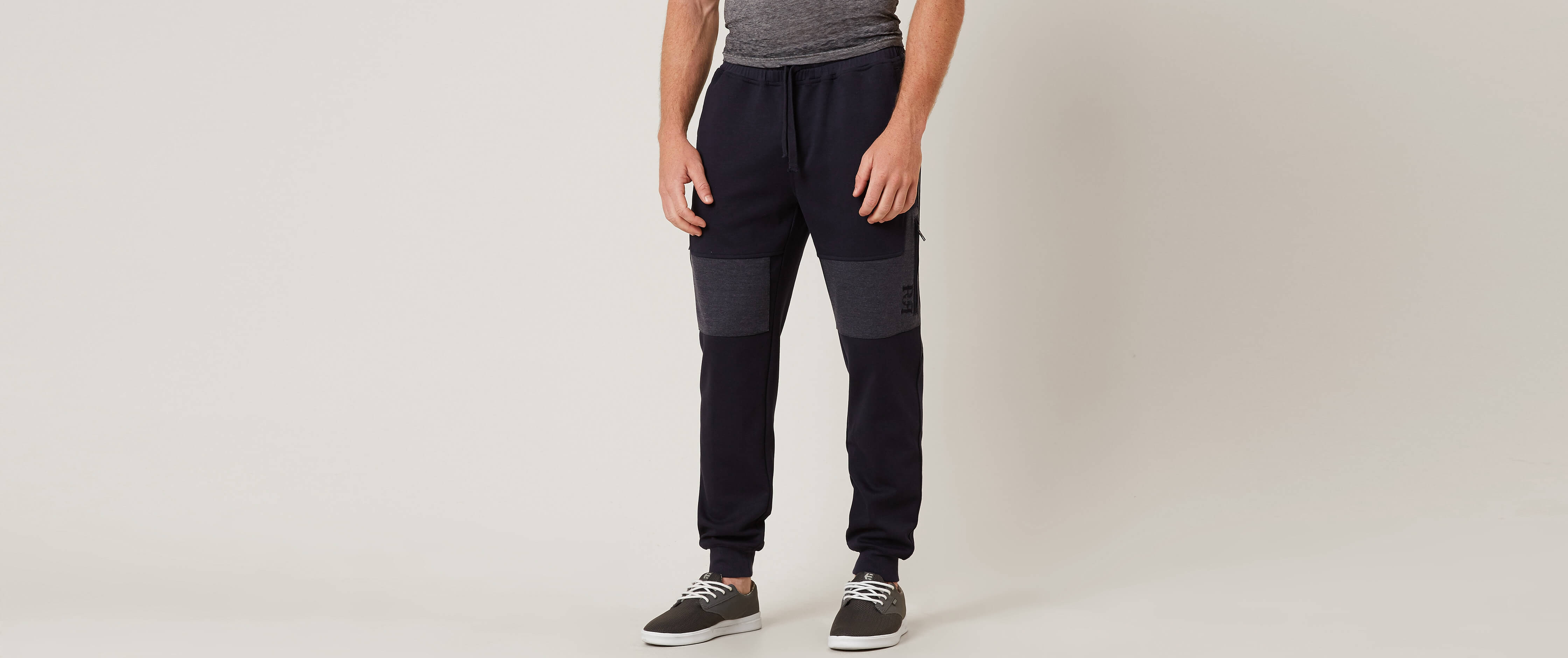 Rock Revival Nichols Jogger Pant - Clothing in Heather Navy | Buckle