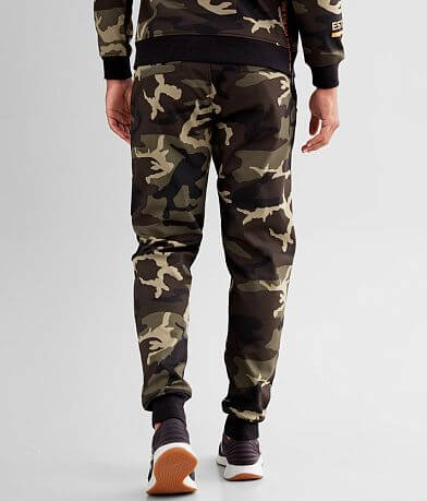 Rock Revival Vassar Camo Jogger Sweatpant back view