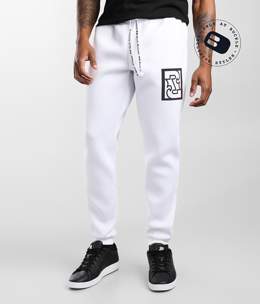 Rock Revival Rex Jogger Men s Pants in White Buckle