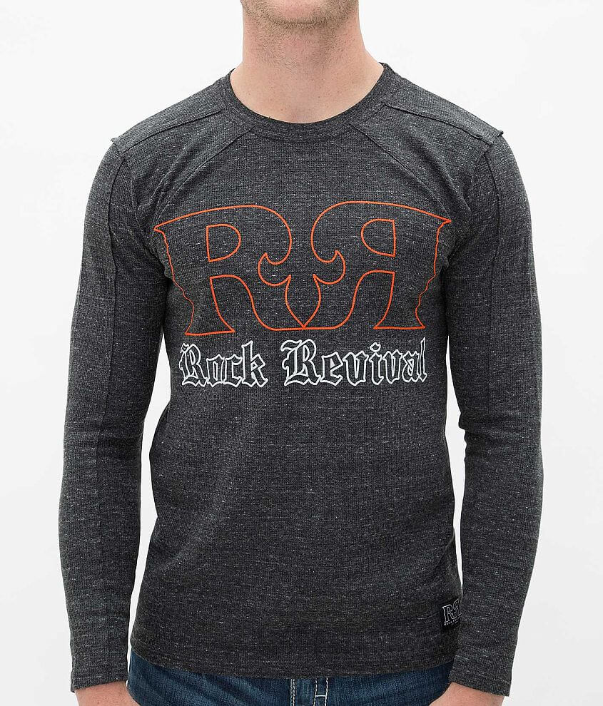 Rock Revival Double R Thermal Shirt front view