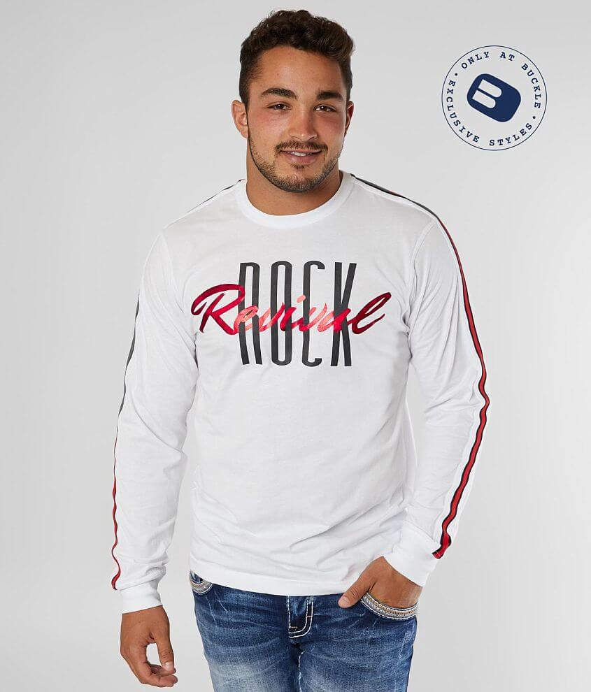 Rock Revival Republic T-Shirt - Men's T-Shirts in White | Buckle