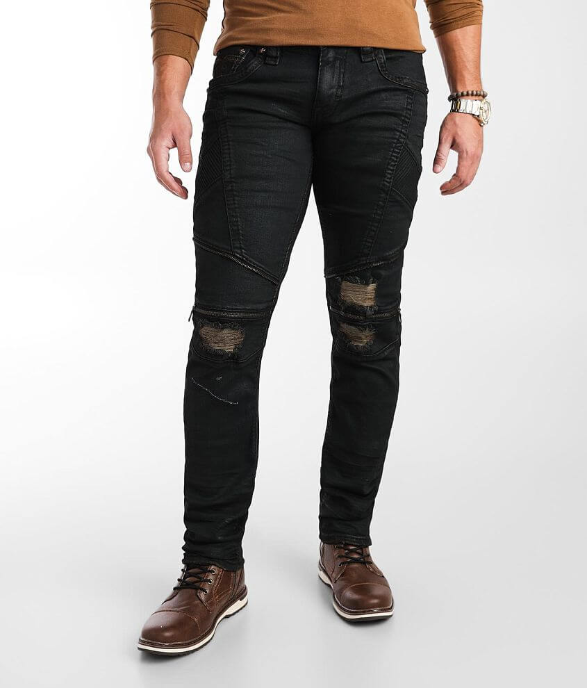 Rock Revival Pritchard Biker Stretch Jean front view