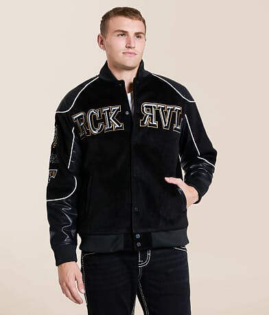 Rock Revival Varsity Jacket front view