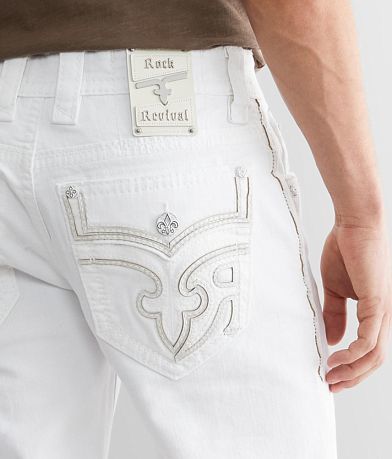 Rock Revival Baxter Stretch Short back pocket view