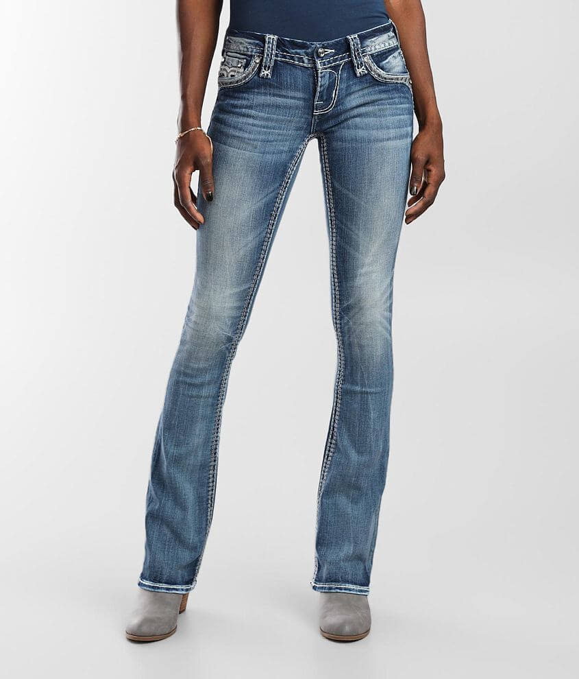 Rock Revival Claire Mid-Rise Boot Stretch Jean front view