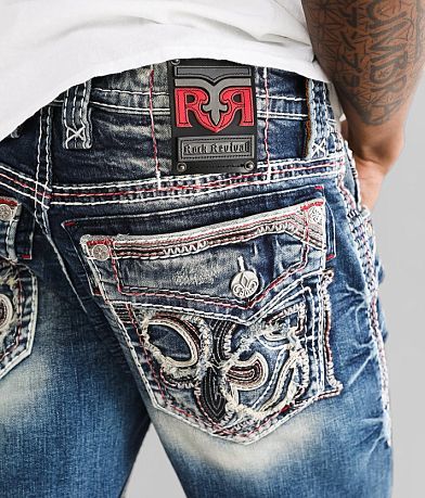 Rock Revival Diego Stretch Short BACK_POCKET